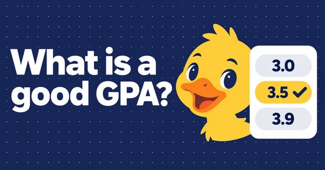 Illustration: What is a good GPA?