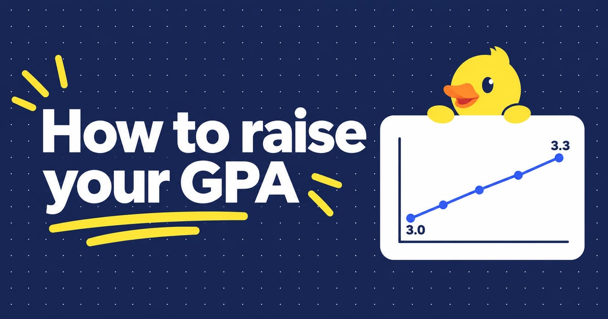 Illustration: How to raise your GPA (and how fast it can move)